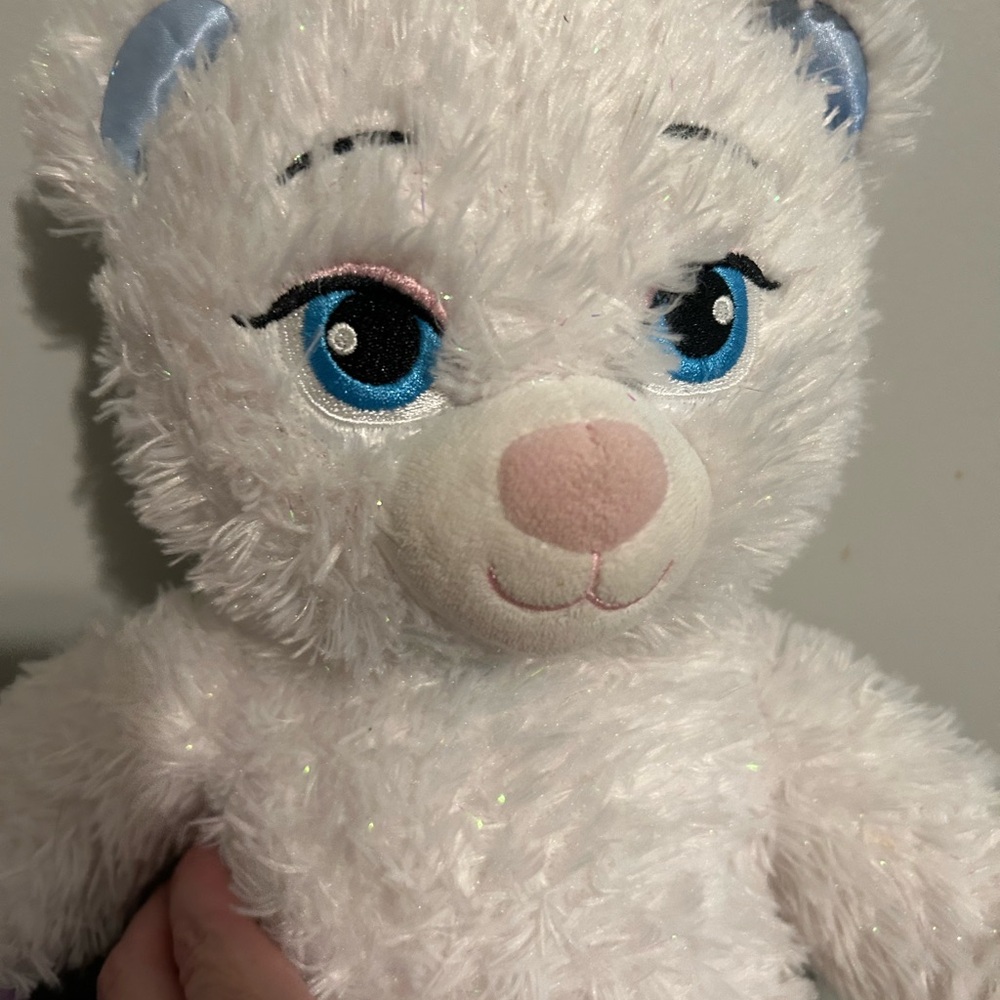 White and Blue Elsa build a bear in pre loved condition